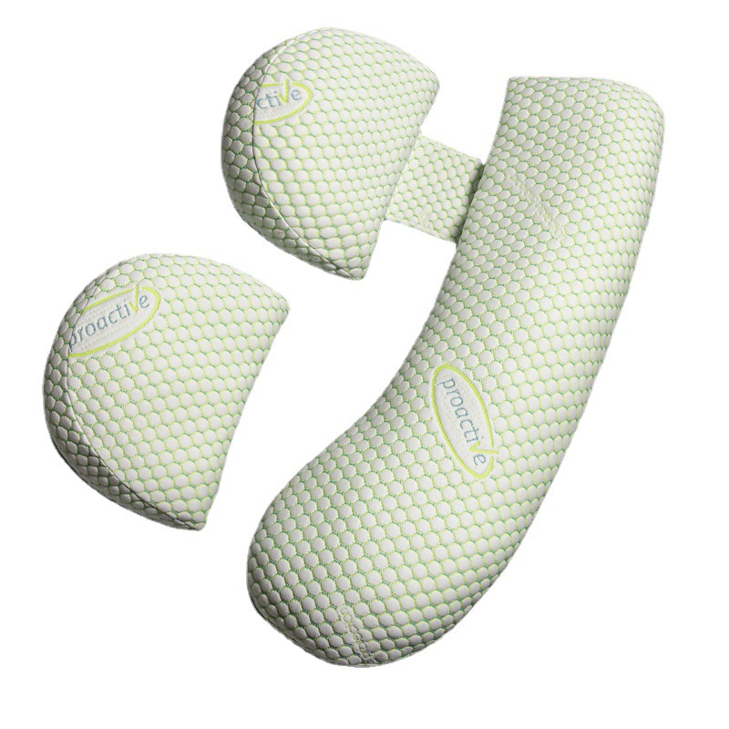 Picture of Cross-border Pregnant Women Pillow Waist Protection Side Sleeping Pillow Belly Sleeping Side Sleeping Pillow Nursing Pillow U-shaped Waist Back Pillow Summer
