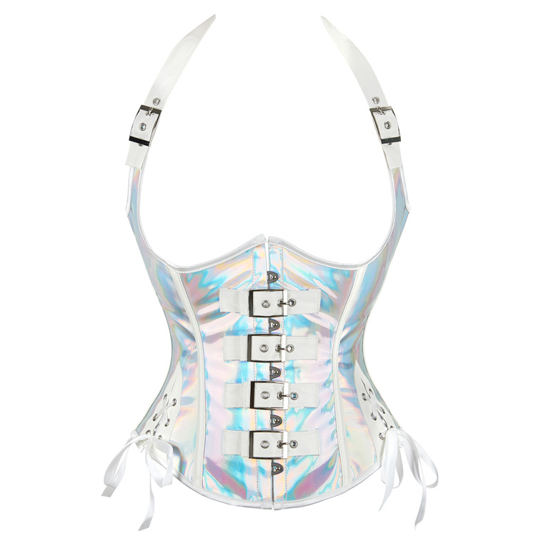 Picture of New Shoulder Strap Halter Pu Imitation Leather Girdle Vest Waist Body Shaping Amazon Aliexpress Cross-Border Supply