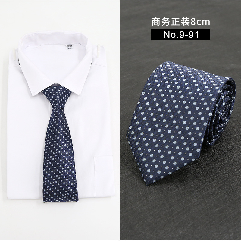 Picture of New Style Tie Men's Formal Business Casual Simple Style Solid Color Striped Arrow-Shaped Tie Manufacturer Ready Stock Wholesale