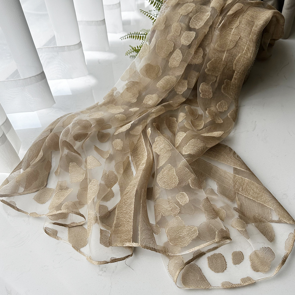 Picture of Foreign Trade Cotton Linen Scarf Scarf Women's Autumn and Winter Gradient Color-matching Japanese and Korean Lady Mori Girl Style Slub Yarn Shawl