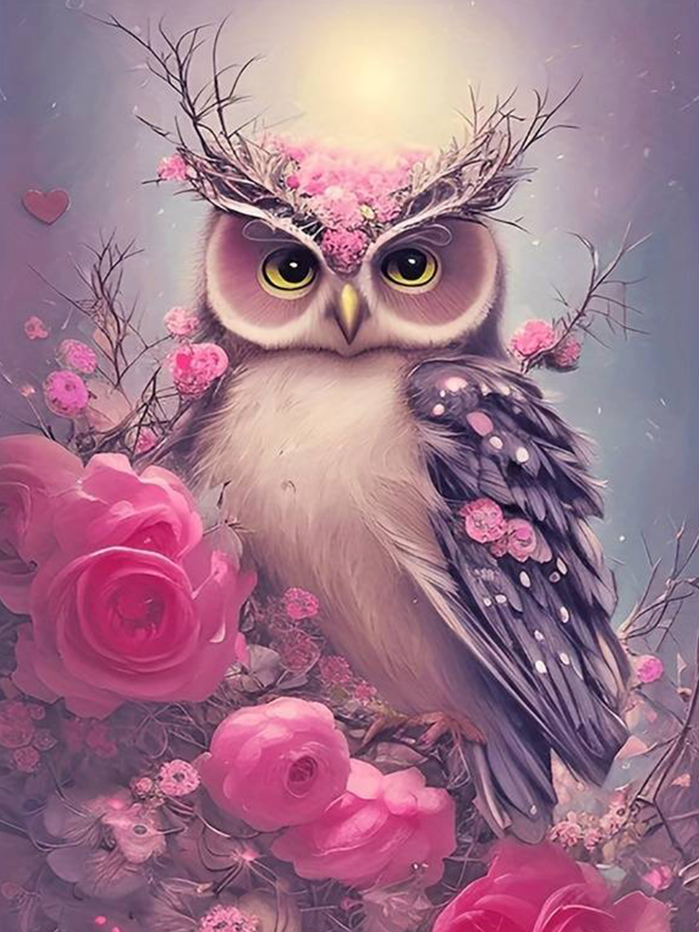 Picture of 5d full diamond diy animal landscape diamond painting foreign trade cross-border diamond embroidered full diamond rubik's cube round diamond craft decorative painting