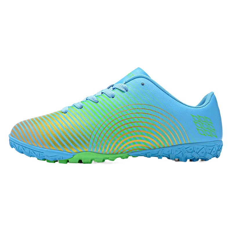 Cross-border new student football shoes professional lawn training shoes non-slip broken nails indoor football shoes factory straight hair