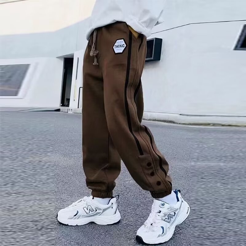 Children's Summer and Autumn Pants for Older Boys Versatile Sports Long Pants 2024 New Boys' Casual Sweatpants Children's Clothing