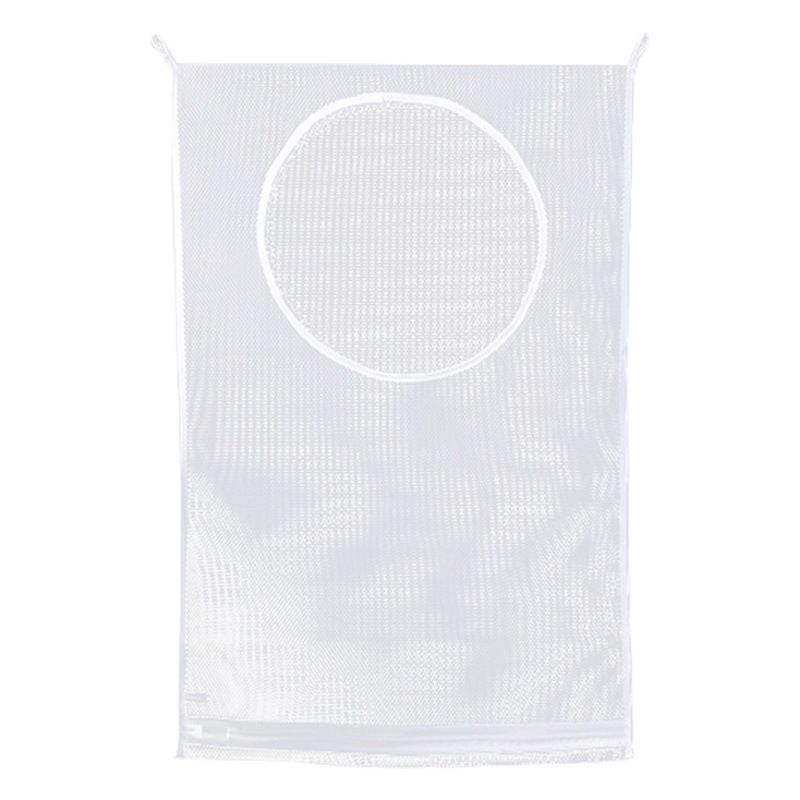 Bathroom Multifunctional Clothes Storage Mesh Bag Wall-mounted Clothes Change Storage Bag Socks Underwear Hanging Bag Dirty Clothes Basket