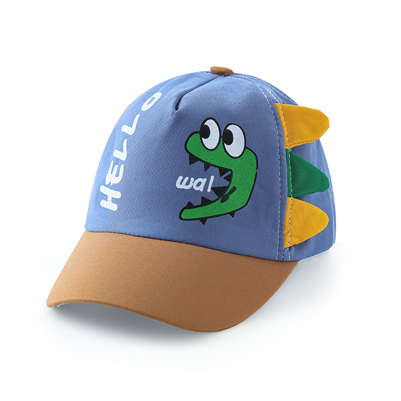 Picture of Children's hat new spring and summer baby sunscreen children's hat cute cartoon dinosaur cap