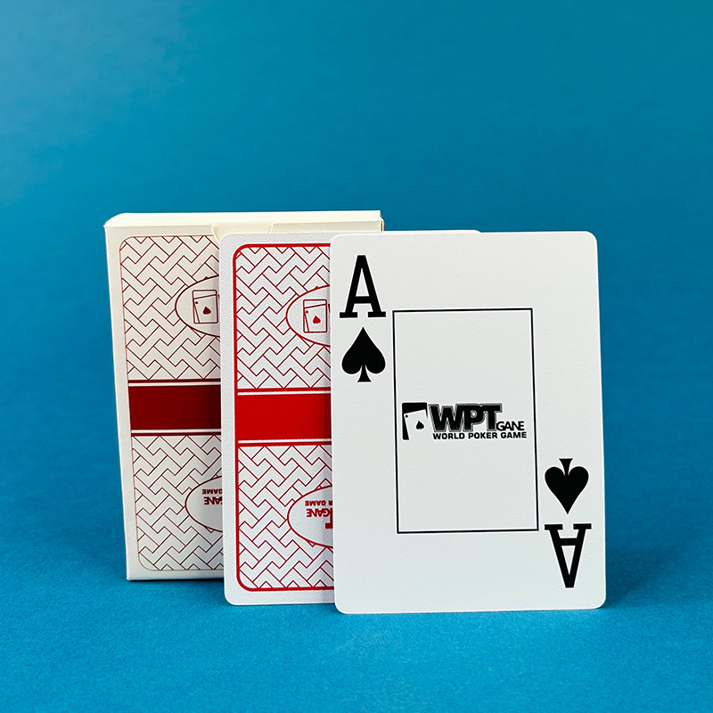 Picture of WPT Texas Poker Poker game special plastic wide brand big word waterproof anti-folding wear-resistant frosted PVC can be fixed