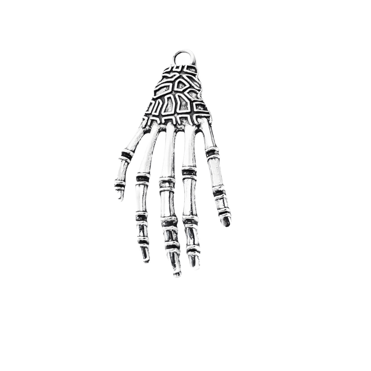 Picture of AliExpress cross-border hot vintage Halloween skull hand claw alloy jewelry accessories DIY earrings necklace pendant