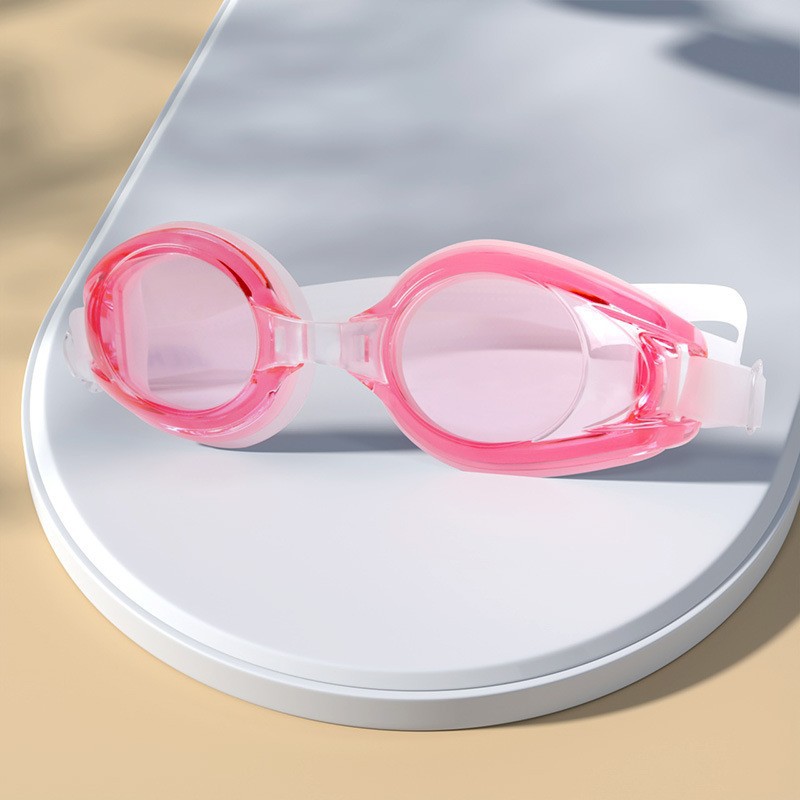 Picture of Swimming goggles HD waterproof anti-fog flat light myopia swimming glasses men and women adult eye protection swimming goggles factory wholesale