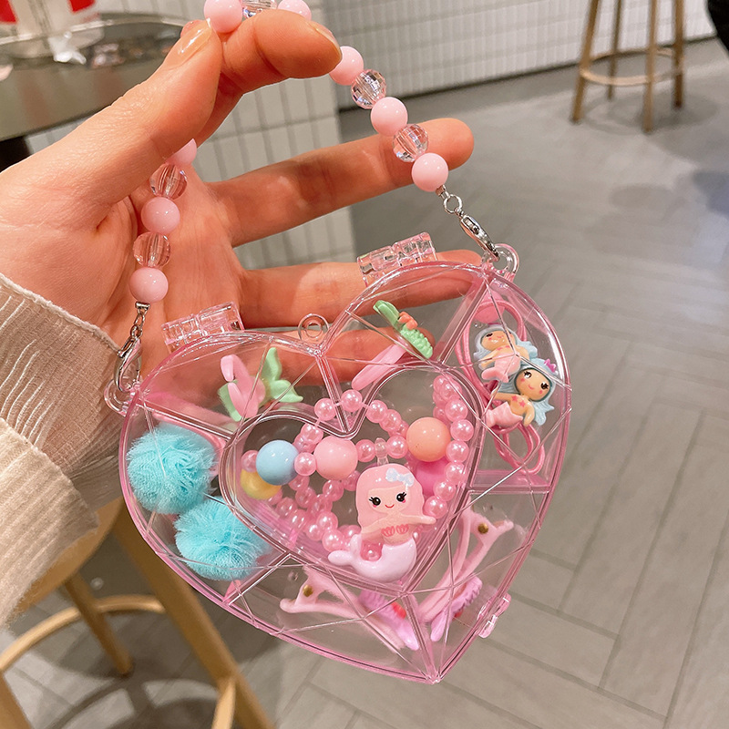 Picture of Children's jewelry baby cartoon cute fruit pendant bracelet suit birthday gift box in stock wholesale