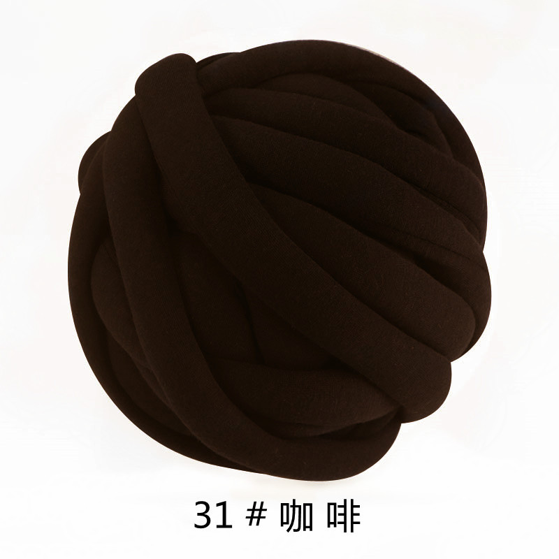 Picture of Heart-filling cotton warm velvet cotton Iceland wool DIY hand-woven hook blanket carpet cover blanket dog kennel cat nest cushion basket basket bag