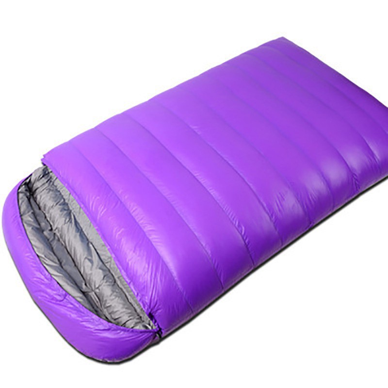 Picture of Down Sleeping Bag Envelope Machine Washable Cold-proof Extra-thick Warm Travel Sleeping Mat Adult Mountain Camping Travel Sleeping Bag