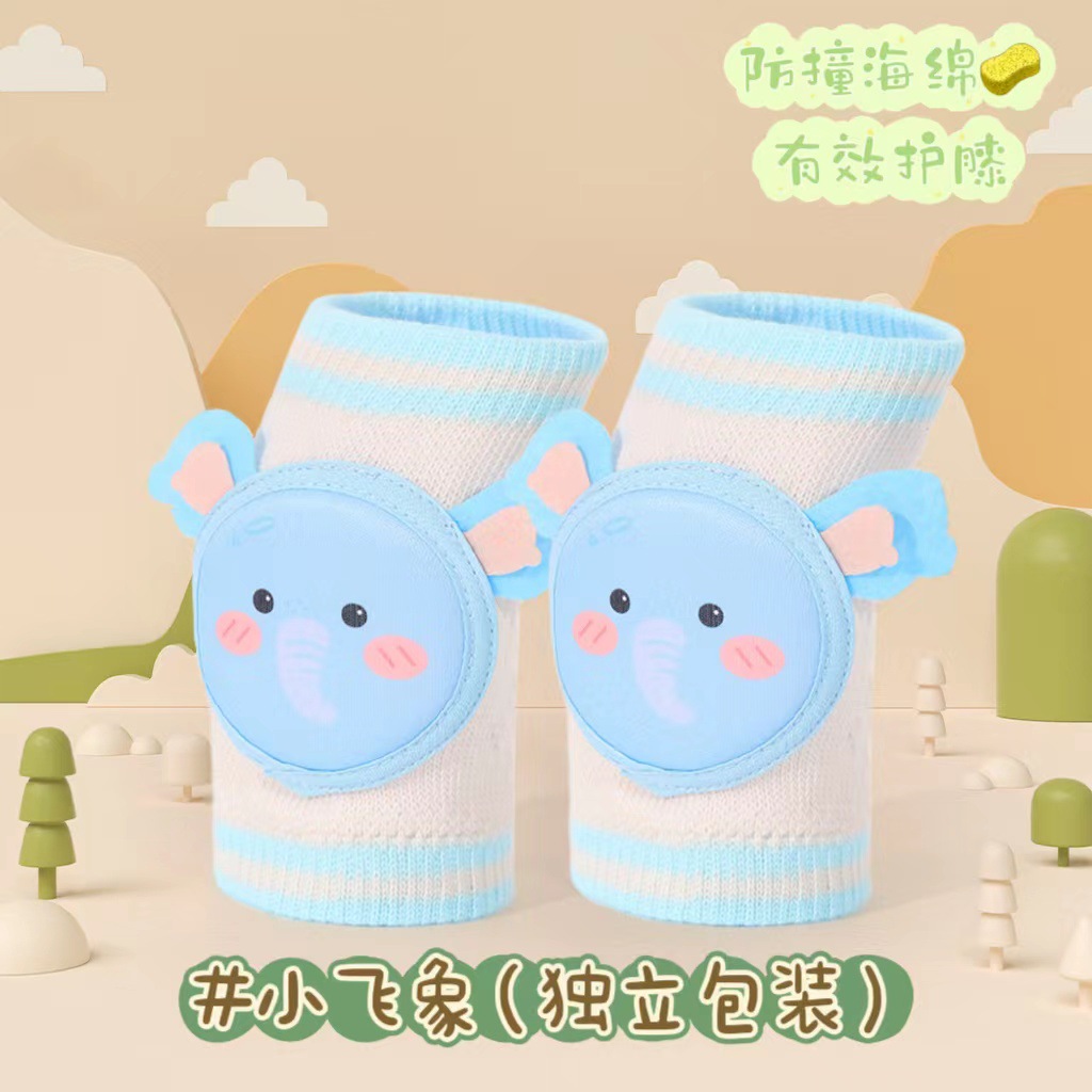 Picture of Baby's Knee Protector Baby's Summer Thin Class A Newborn Children's Learning Drop-resistant Knee Elbow Protector Learning Climbing Protector