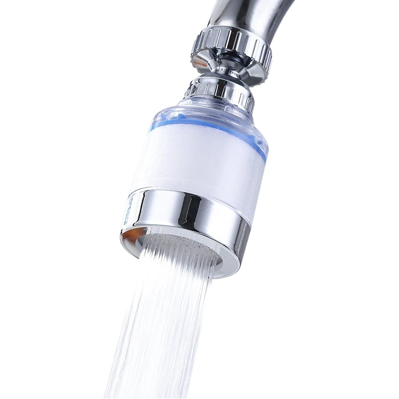 Faucet filter 360 ° rotating filter shower splash-proof water purifier kitchen universal connector booster water nozzle