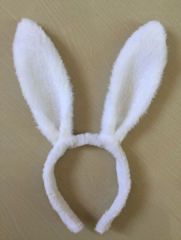 Picture of Easter Bunny Ears Headband Sequined Easter Bunny Plush Bunny Girl Small Animal Headband Props