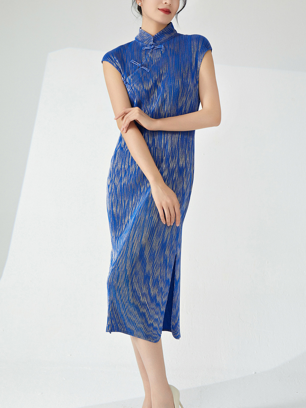 Unique and Beautiful Improved Cheongsam Skirt Daily All-match Shenzhen Nanyou High-end New Chinese dress Women's Summer
