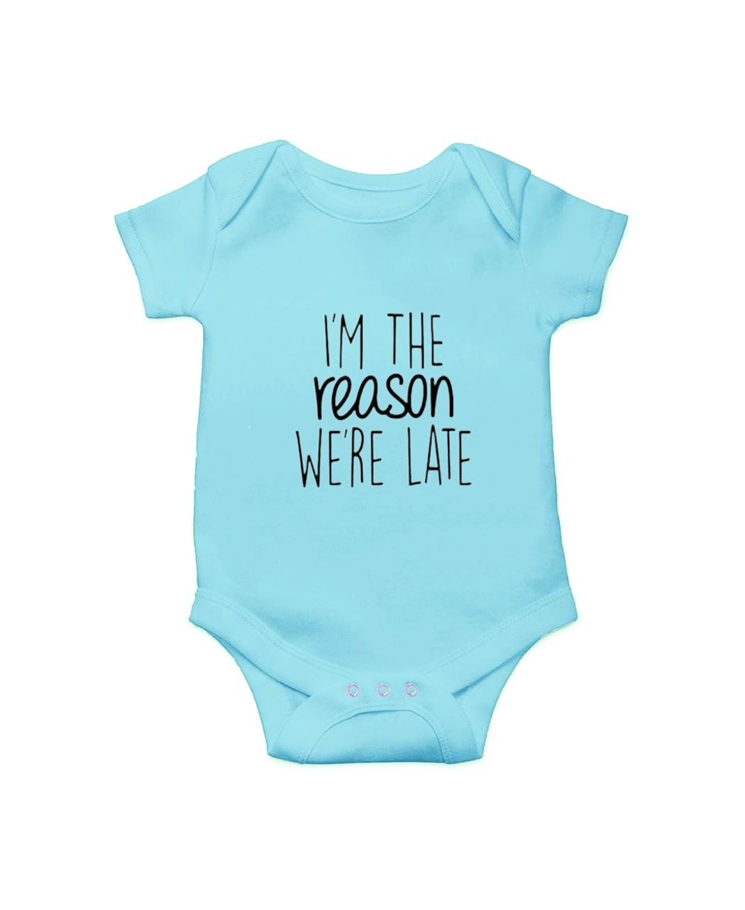 Picture of Amazon cross-border hot sublimation DIY printed summer thin men's blue baby short sleeve romper one-piece