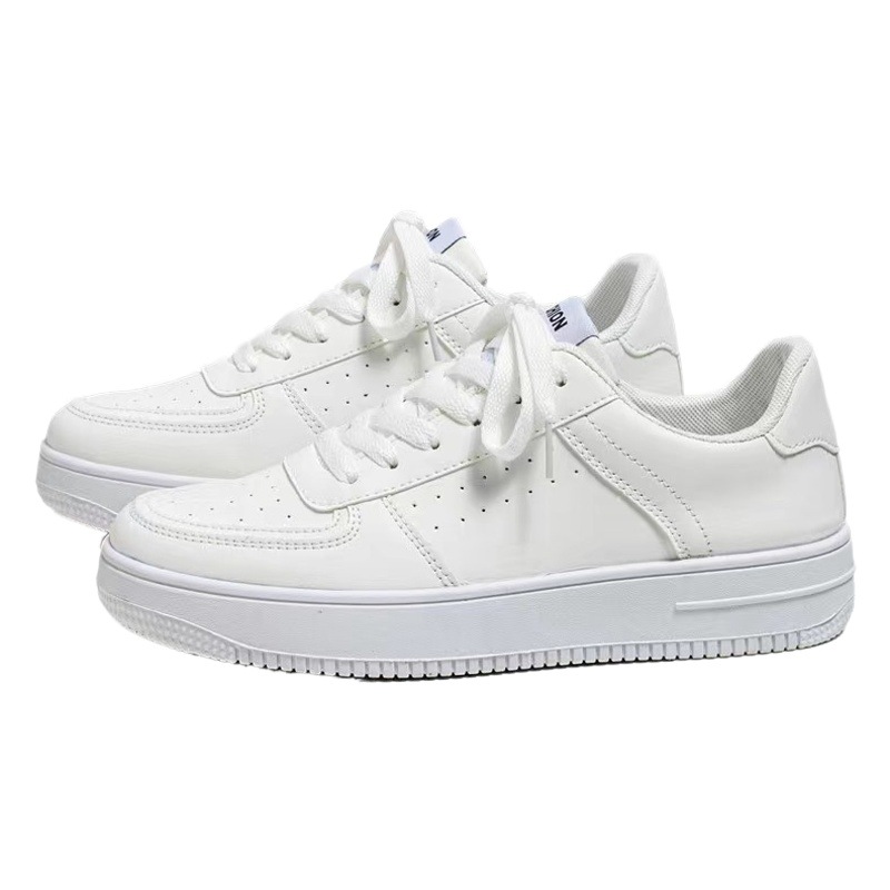 White Shoes for Men, Spring and Summer Casual Shoes for Teenagers, New Student Sports Sneakers, Low-Top Leather Shoes, New Spring Models
