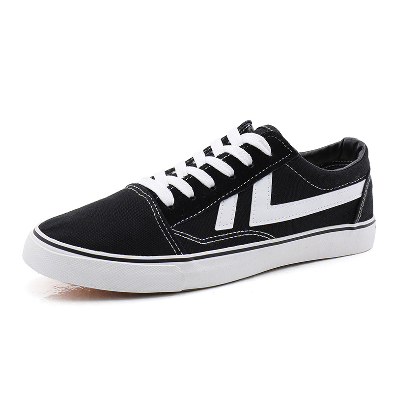 Picture of Korean-style All-match Canvas Shoes Men's Hong Kong-style Casual Sneakers Students Women's Low-top Students White Shoes Couple's ins Shoes