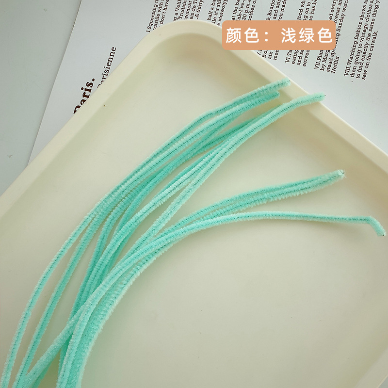 Picture of Colorful Macaron Hair Root Encryption Handmade Hair Root Twisting Stick DIY Kidsren's Toy Making Art Material Package