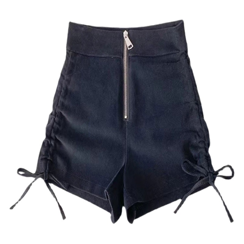 Summer A-Line Drawstring Zipper Sexy Hottie Shorts for Women 2023 New High-Waisted Comfortable Slimming Look Pants Fashion