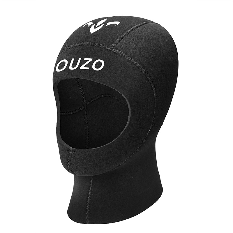 Picture of 3mm diving cap surfing snorkeling cap diving head cover cold-proof sunscreen warm diving cap factory wholesale winter swimming cap