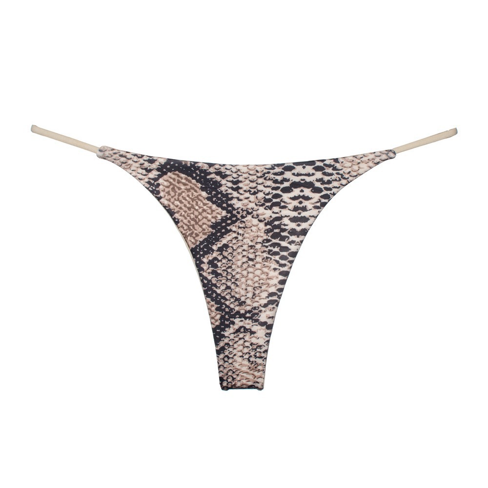 Picture of European and American foreign trade cross-border dedicated to hollow double thin thong low waist bikini sexy underwear wholesale generation