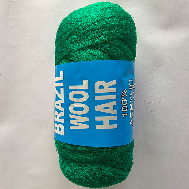 Picture of Brazil wool hair African Wig Line Dirty Braid Hair Silk Dirty Braid Silk Large Braid Super Light Hair Silk