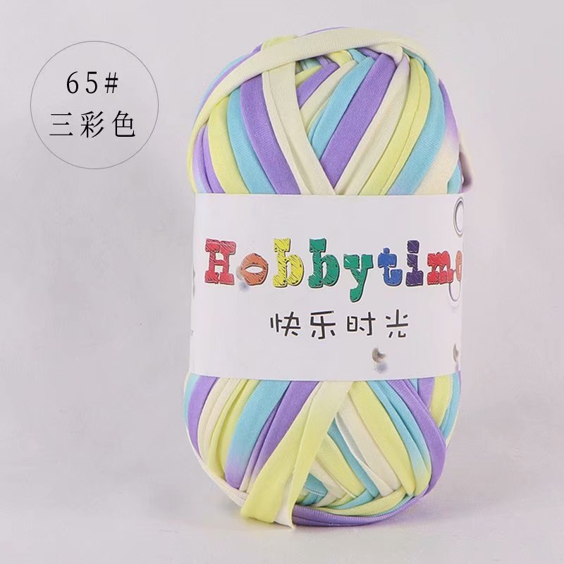 Picture of Happy Time High Elasticity Cloth Line 100g Color Material Bag Home Carpet Floor Mat Hook Shoe Hand-Knitted Thread
