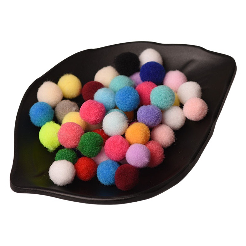 10-30mm color high elastic color fluffy ball small fluffy ball kindergarten children diy handmade material accessories