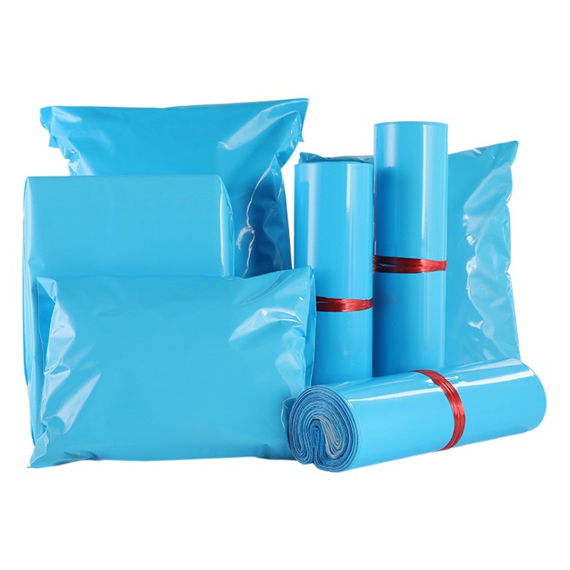 Blue new material express bag clothing packing bag LOGO printing express bag thickened express bag wholesale