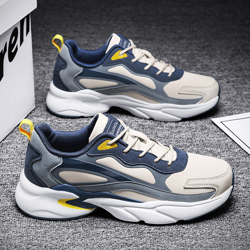 Spring plus size men's sneaker casual men's shoes 45 casual 46 wide toe 47 size 48 fitness leather running shoes