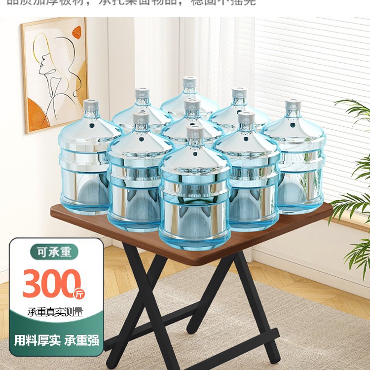 Picture of Night market rental house, home foldable dining table, dormitory dining table, square table, writing homework, portable small apartment stall