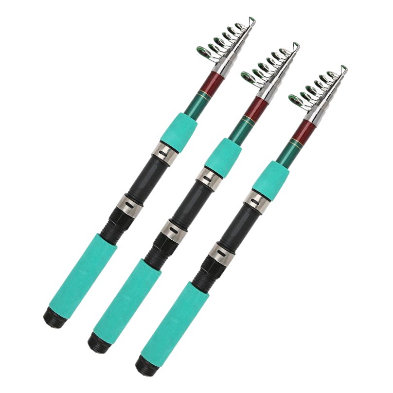 Manufacturers produce fishing rods short section fishing rods 1.8 meters 3.6 meters hard-tuned throwing rods long-distance throwing rods cross-border short section sea rods
