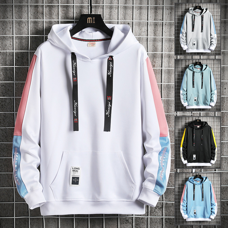 Picture of 2022 spring and autumn embroidery embroidery color hooded sweater spot fashion youth sports clothes