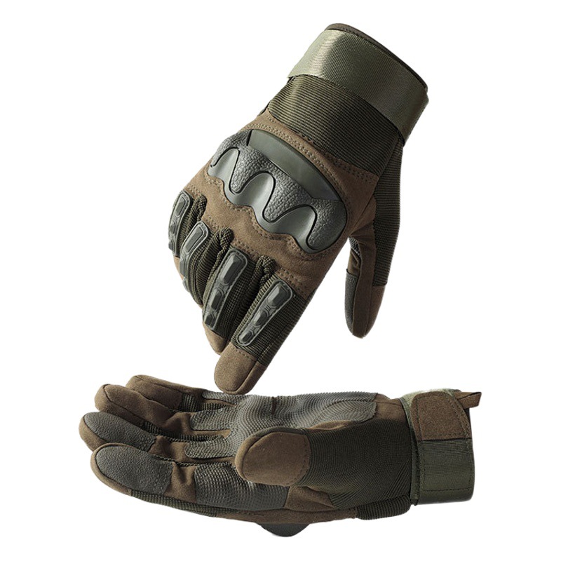 Tactical Gloves Soft Shell Full Finger Motorcycle Non-slip Wear-resistant Fighting Gloves Men's Spring and Autumn AliExpress Foreign Trade Gloves
