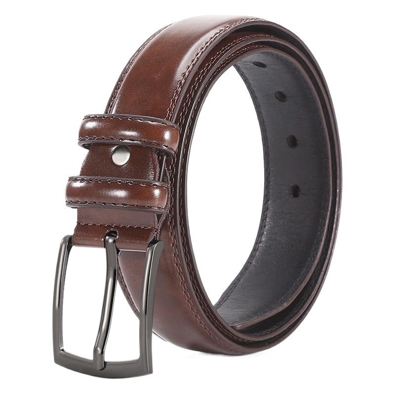 New men's alloy pin buckle belt business fashion young and middle-aged belt running Jianghu stall in stock wholesale direct supply