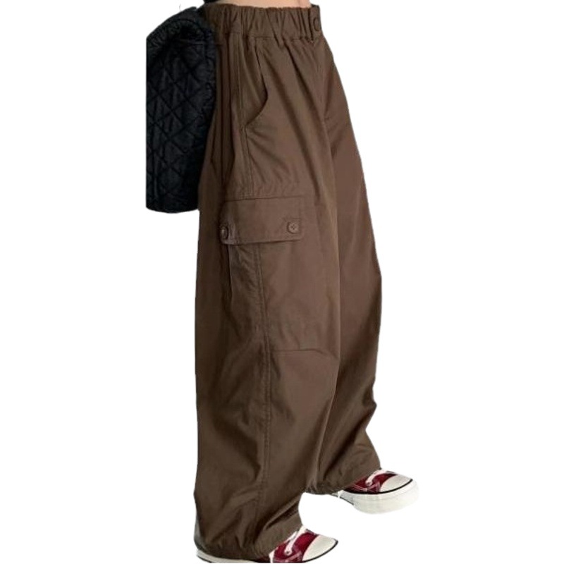 South Korea children's clothing girls' overalls autumn casual pants New 2023 children's pants loose all-matching trousers trendy