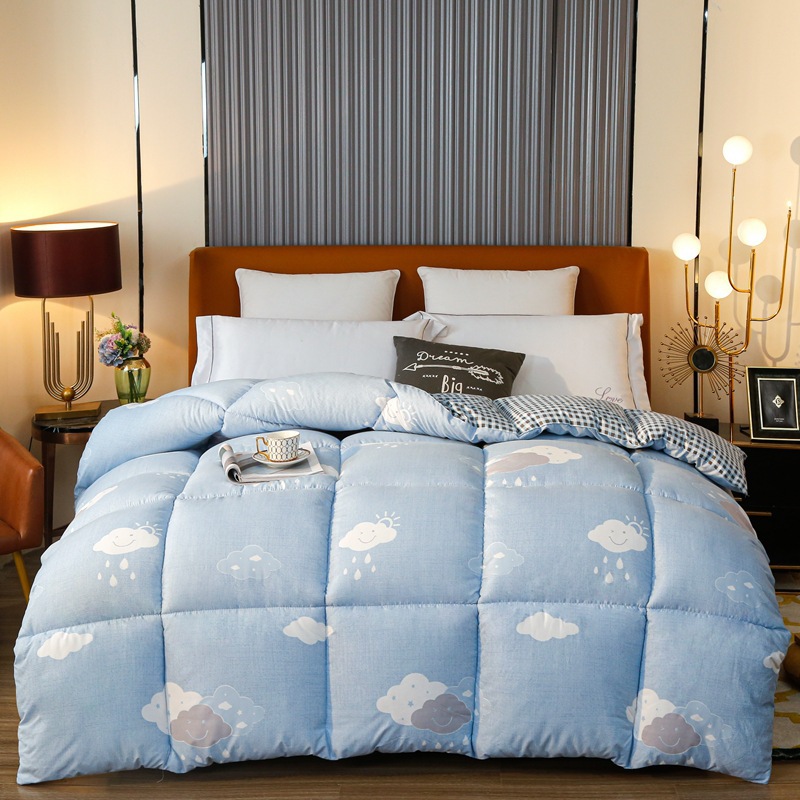 Picture of Quilt Spring and Autumn Quilt Core Quilt Winter Quilt Single Student Dormitory Autumn and Winter Thickened Four Seasons Universal Bedding Double