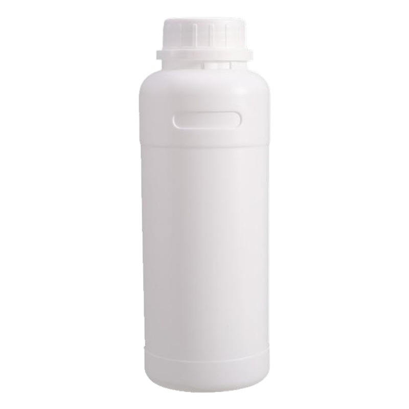1L plastic round bottle 1 liter 1kg straight plastic jar 500 ml black dark pesticide sub-bottling packaging pot
