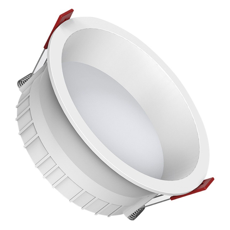 Narrow Edge Downlight Frameless Downlight Led Embedded Hole Light Anti-Glare No Main Light Spotlight Household Deep Cup 75mm