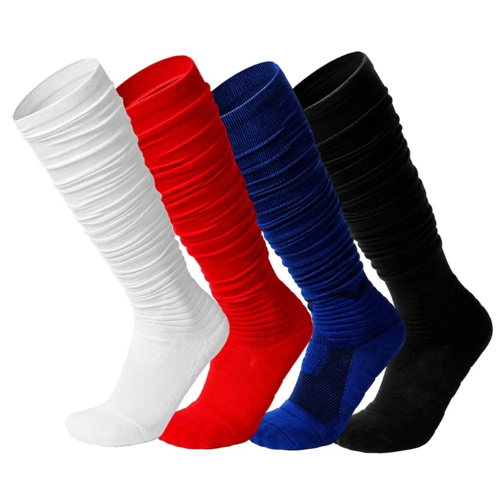 Pile Socks Nfl Extra Long Adult Football Socks Rugby Socks Cushioning Any Terry Cotton High Stockings