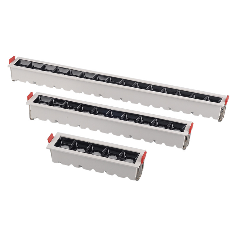 Picture of Baoge Led Embedded Grille Line Spotlight Aisle Corridor Living Room Ceiling Light Narrow Edge Long Strip Without Main Light
