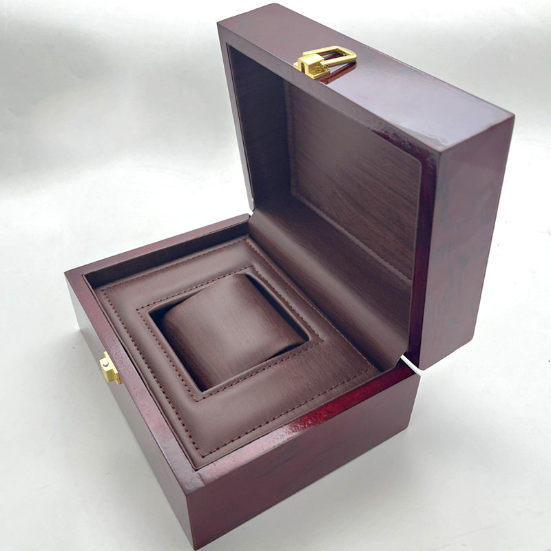 Internet Celebrity Live High-end Wooden Box Packaging Watch Gift Box Spot Piano Paint Box Atmospheric Simple Watch Box