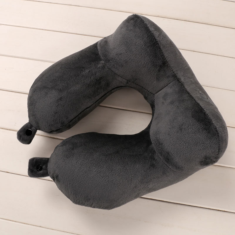 Picture of Wholesale Buckle U-shaped Pillow Inflatable Pillow U-shaped Inflatable Travel Sanbao Aircraft Travel Blowing Neck Pillow