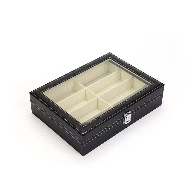 Picture of Spot wholesale glasses box sunglasses sunglasses multifunctional display box pu leather glasses storage box