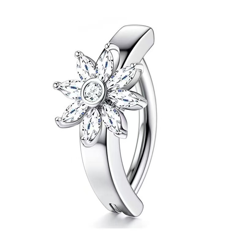 Picture of Europe and the United States cross-border hot selling smooth belly button ring diamond zircon style belly button nail belly button puncture jewelry explosions