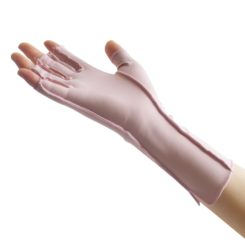 Picture of Spot Cross-Border Amazon Nylon Half-Finger Full-Finger Gloves Pressure Care Hand Joint Care Gloves