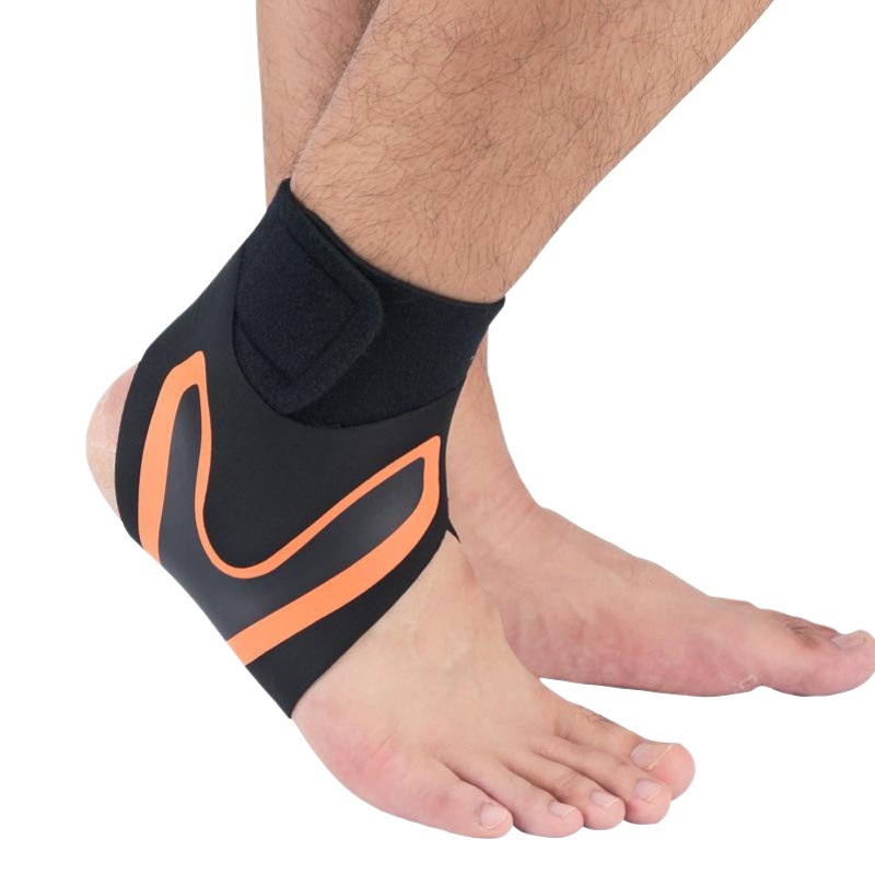 Cross-border wholesale basketball football sports ankle sprain adjustable protective ankle brace breathable ankle protector protective gear