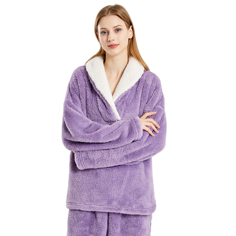 Picture of 2025 New Winter Christmas Foreign Trade Amazon Explosions Thickened Women's Independent Station Pajamas suit
