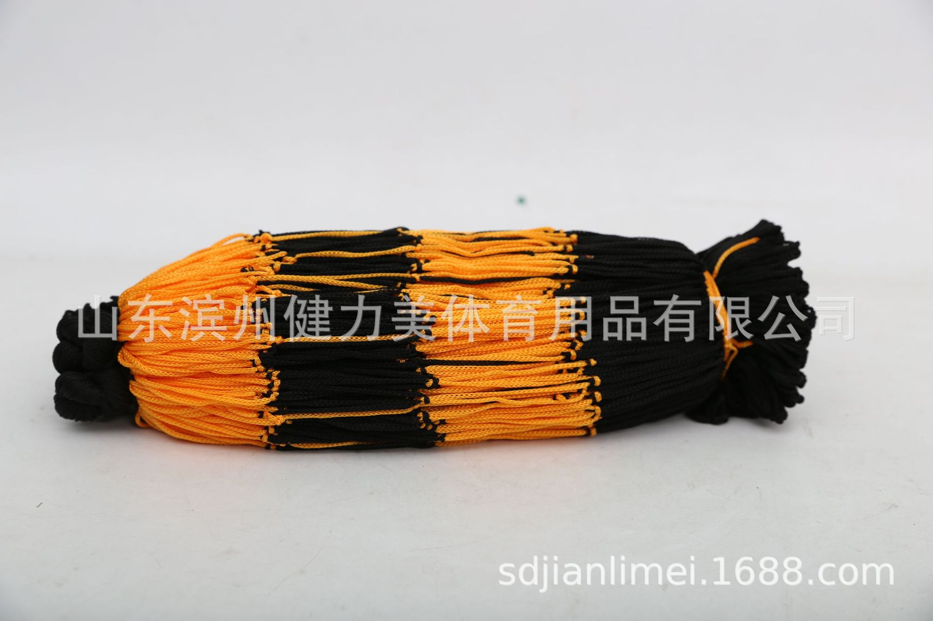 Picture of Yellow and white ball pocket metal air needle net pocket set basketball football volleyball black and yellow net bag big ball pocket